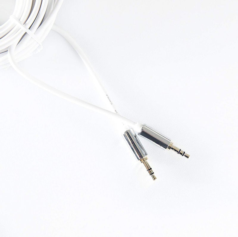 OMNIHIL 30 Feet Long 3.5mm Headset Audio AUX Extension Cable Compatible with Vomach Outdoor Speaker IPX6 Waterproof Stereo Sound Bluetooth Speakers v5 - Image 4